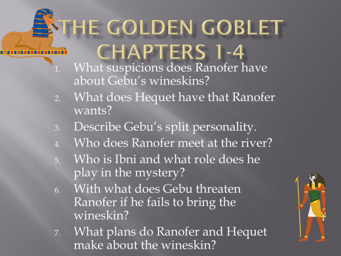 The golden goblet chapter 1