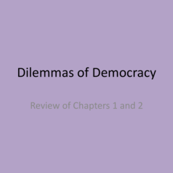 Dilemmas of democracy kaatz pls 101 mcq