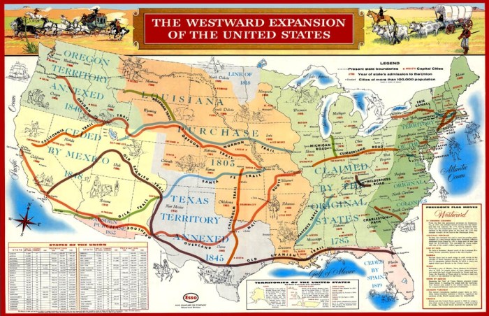 Westward expansion americans indians guerre indiane settlers lands reservations eras trail tears removal tribes seminole choctaw 1850 farwest timetoast migrate