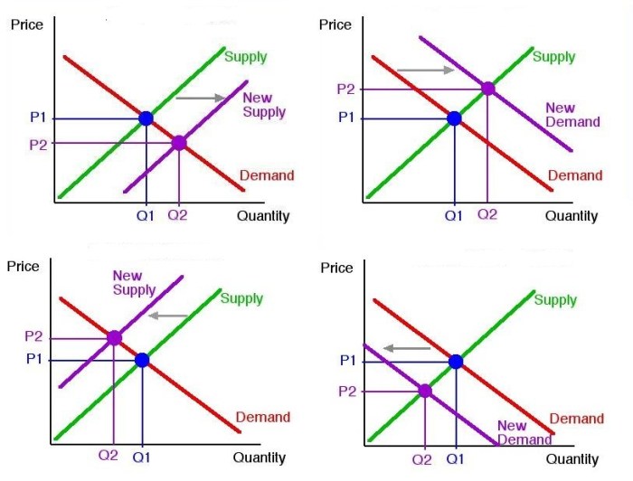 Changes in market equilibrium worksheet answers